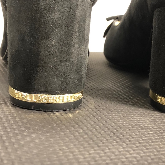 Karl Lagerfeld Suede Heels - Picture 3 of 7